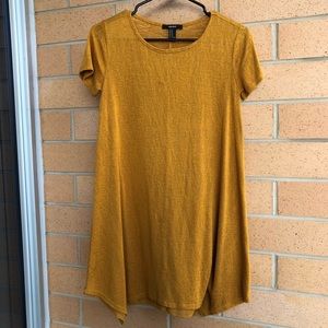 Mustard swing dress